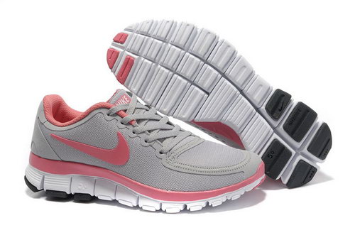 Nike Free 5.0 Womens Grey Pink Outlet
